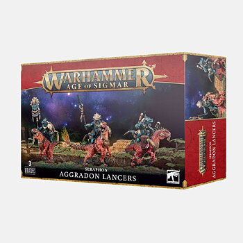 Warhammer Age Of Sigmar - Seraphon Aggradon Lancers