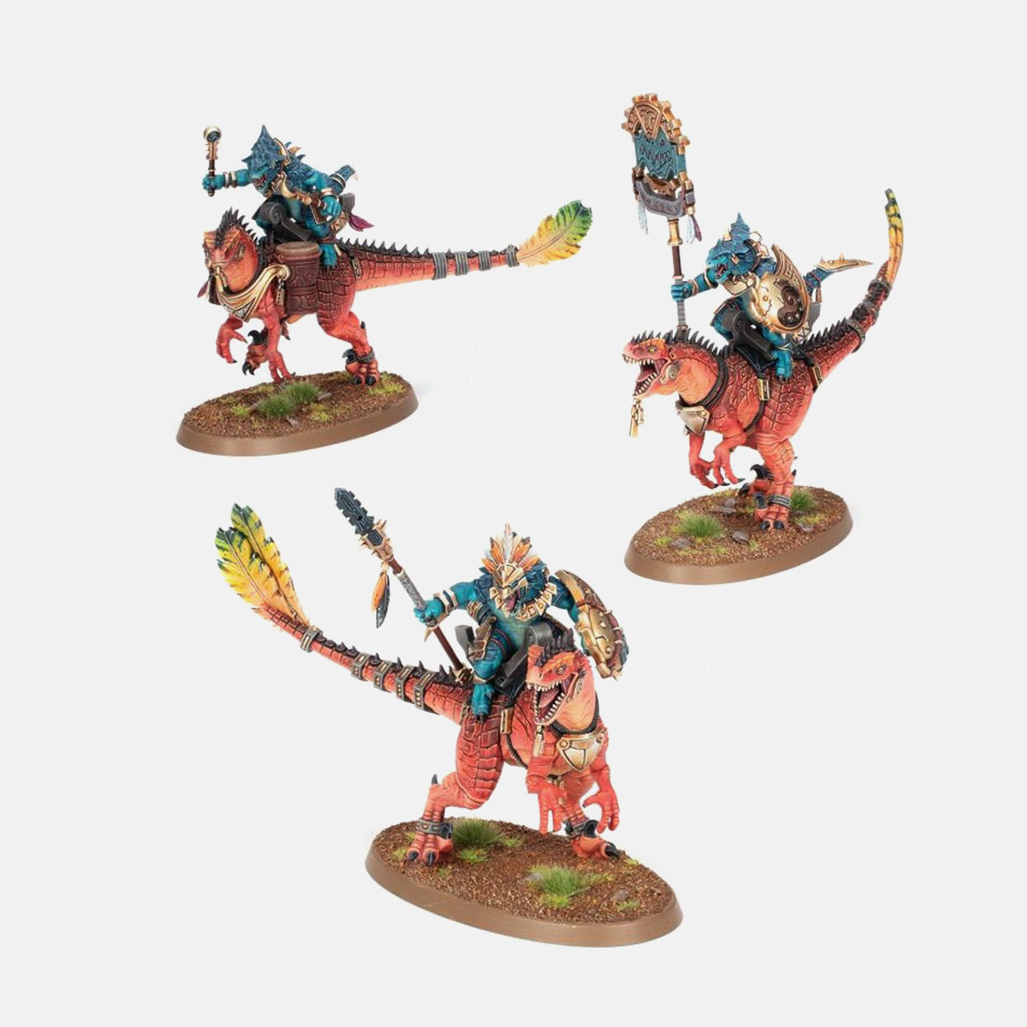 Warhammer Age Of Sigmar - Seraphon Aggradon Lancers - 2