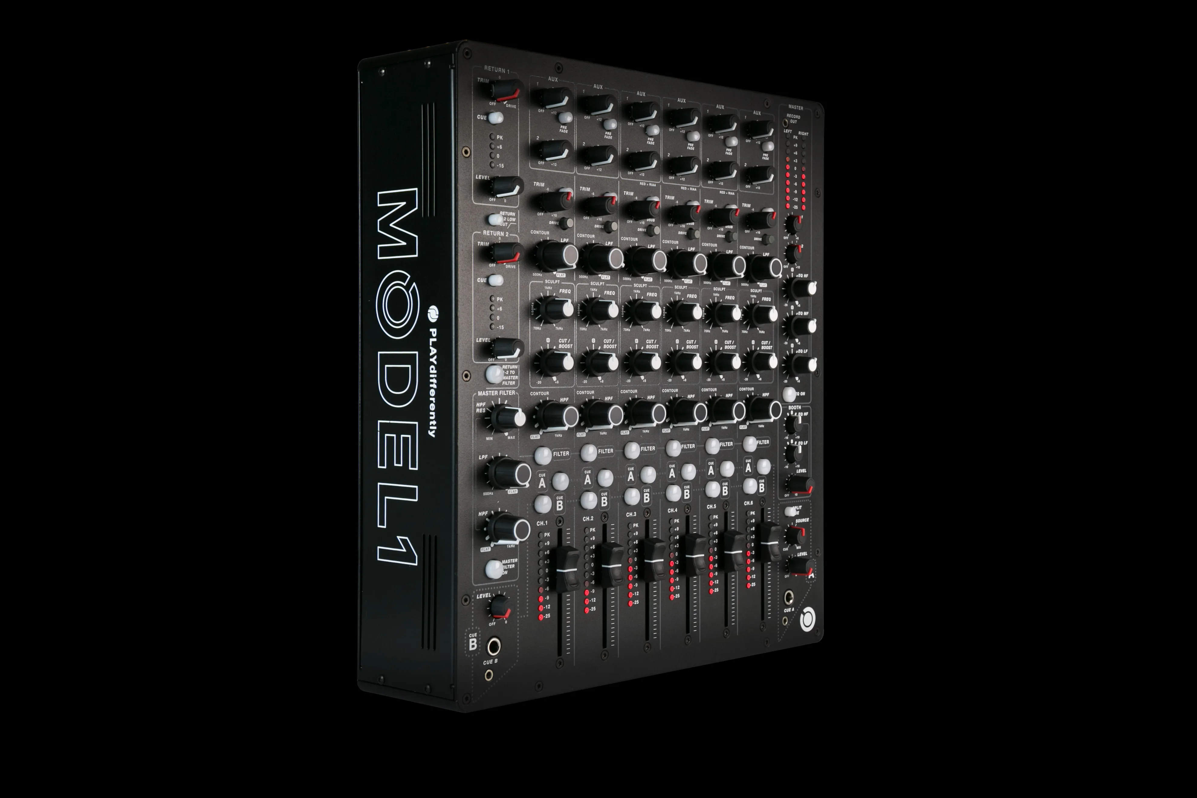 PlayDifferently Model 1 6ch Analog DJ Mixer - 3