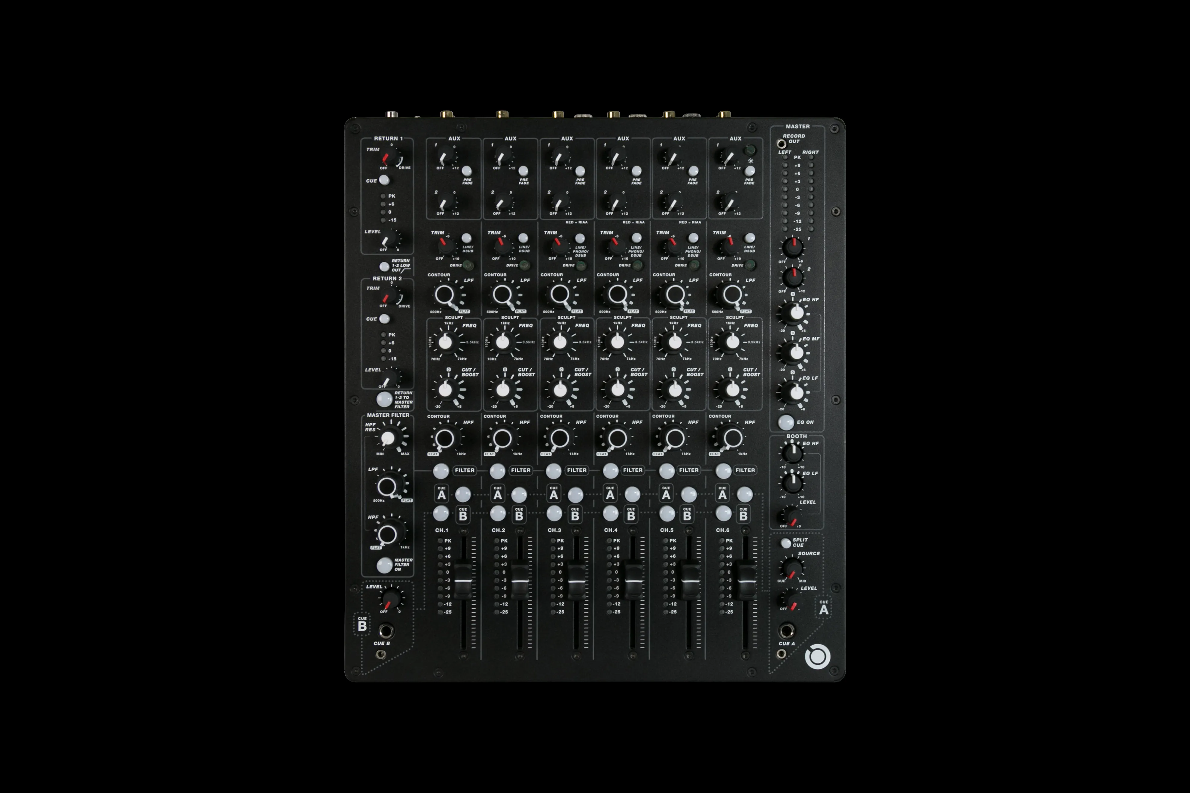 PlayDifferently Model 1 6ch Analog DJ Mixer - 4