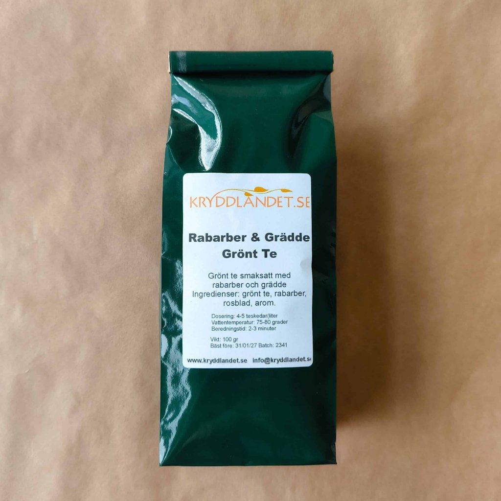 Grönt te -Rabarber & Grädde - 2