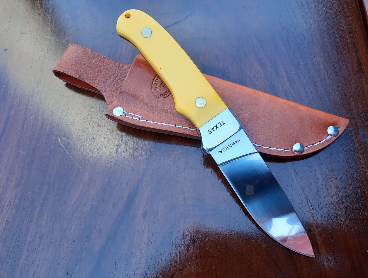 RABATT - Härlig Drop Point Hunter - Made in Texas - 4