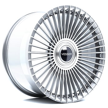 21" VESSER WHEELS VSR9 SILVER MACHINED FACE