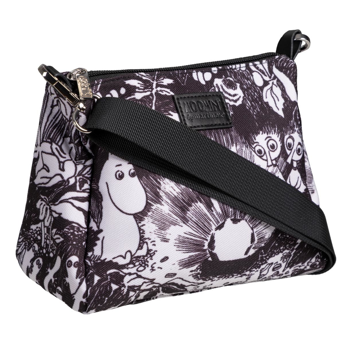 Moomin Crossbody Bag Adult RUBY – Black & White Shoulder Bag
