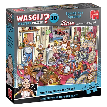 Wasgij Mystery  Retro#10 Spring has Sprung! 1000 bitar Jumbo