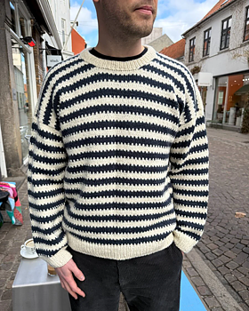 PetiteKnit Otto Sweater Man (18 m st 4)
