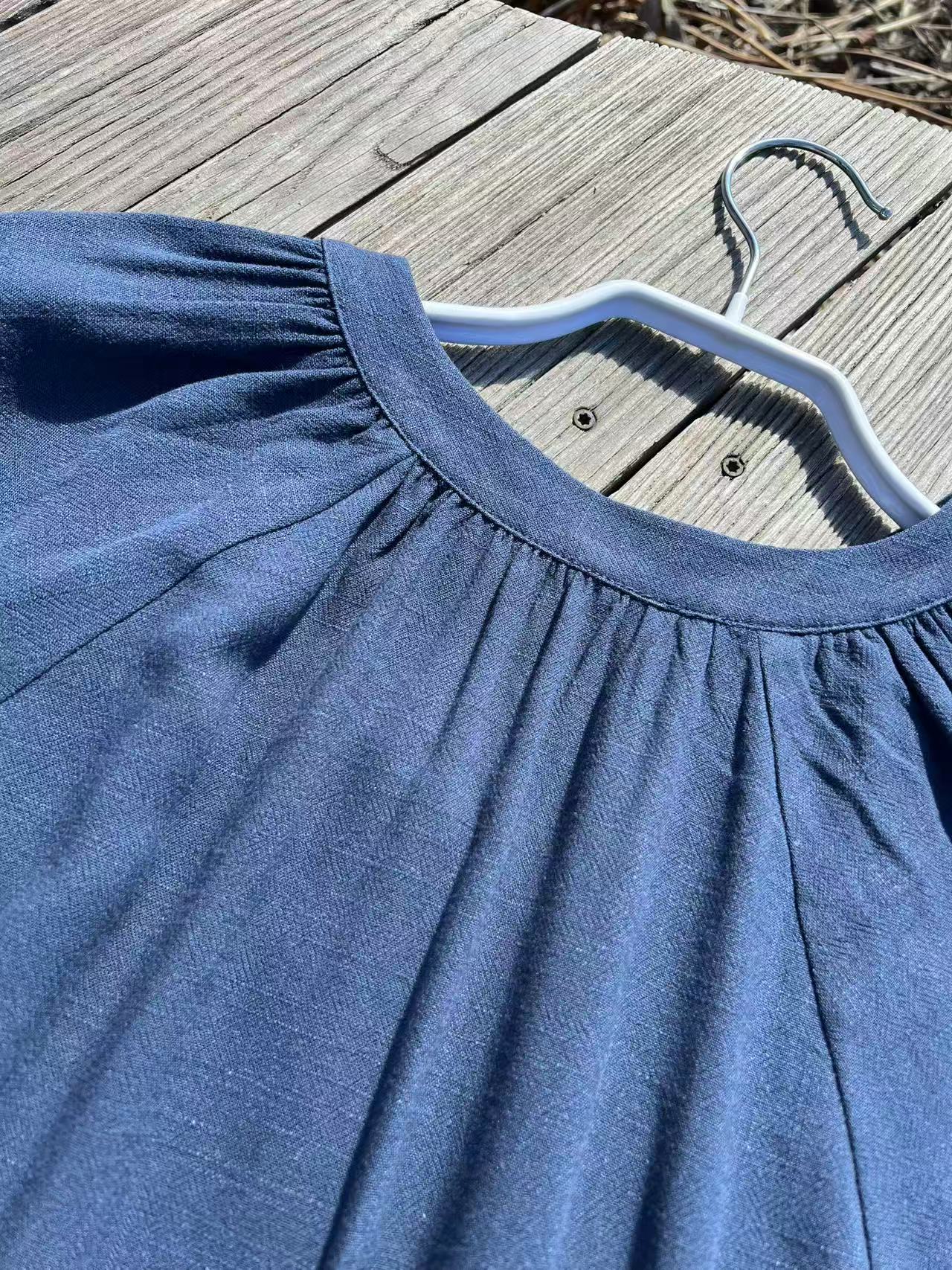Selected Femme Viva Linen Top - 4