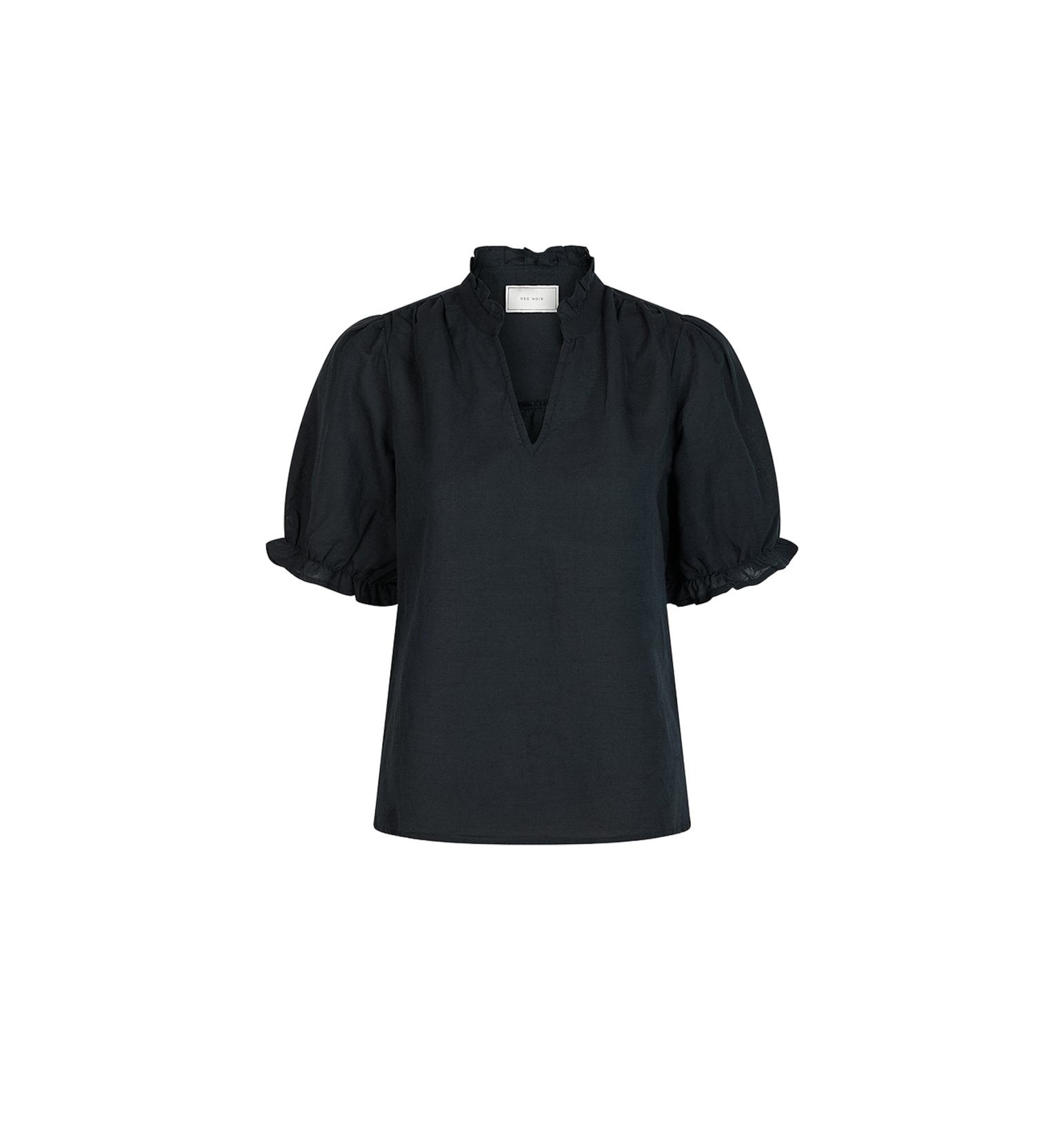 Neo Noir Odesa Linen Blouse Navy