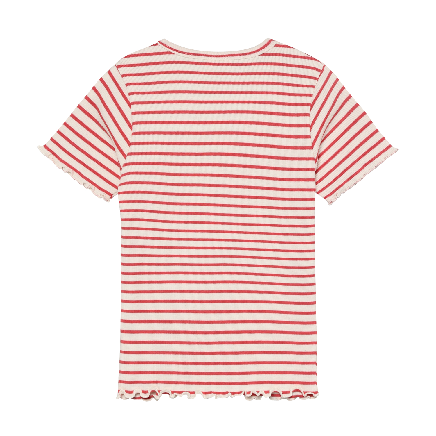 T-Shirt SS Rib Spiced Coral - 2
