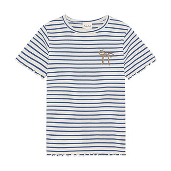 T-Shirt SS Rib Dutch Blue