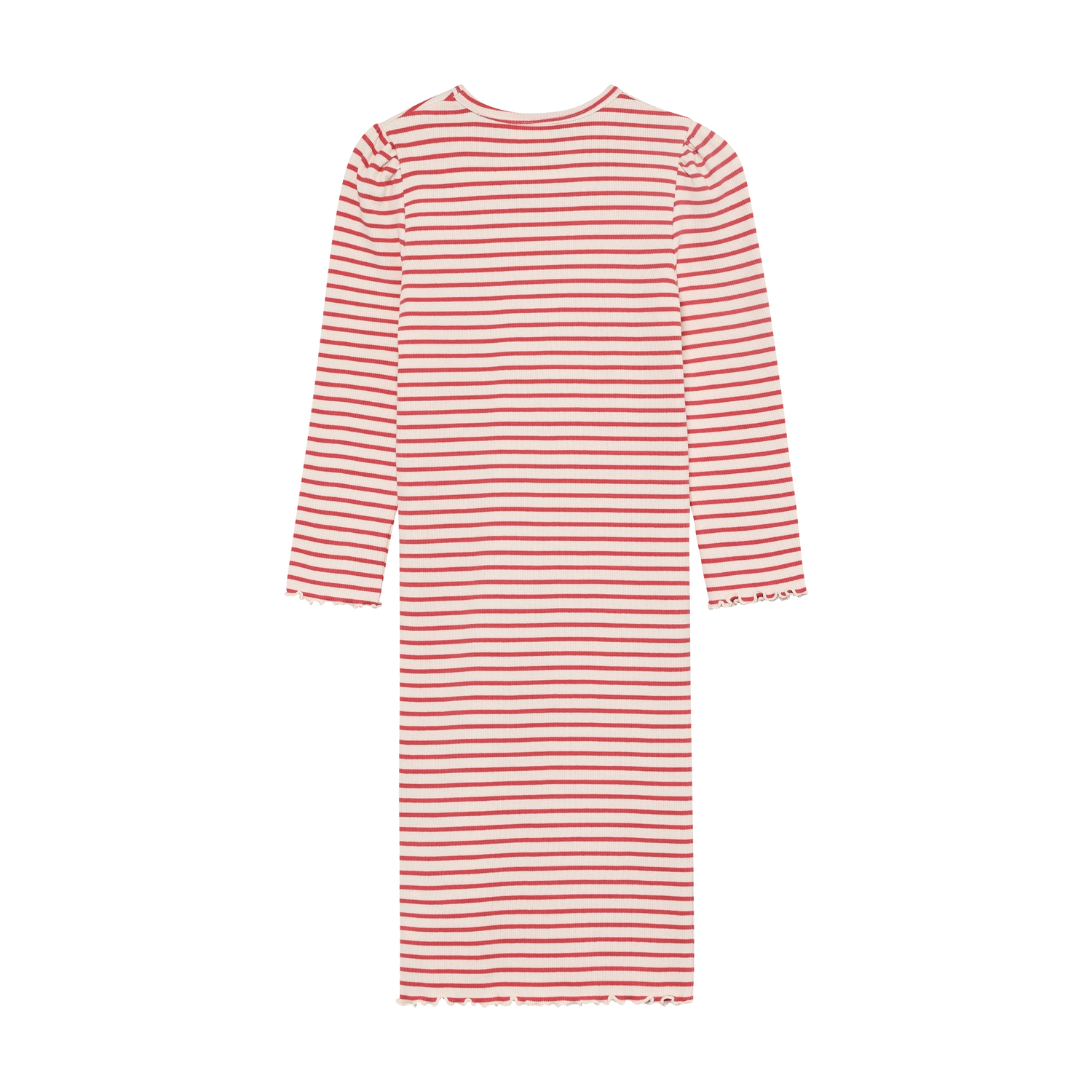 Dress LS Rib Spiced Coral - 2