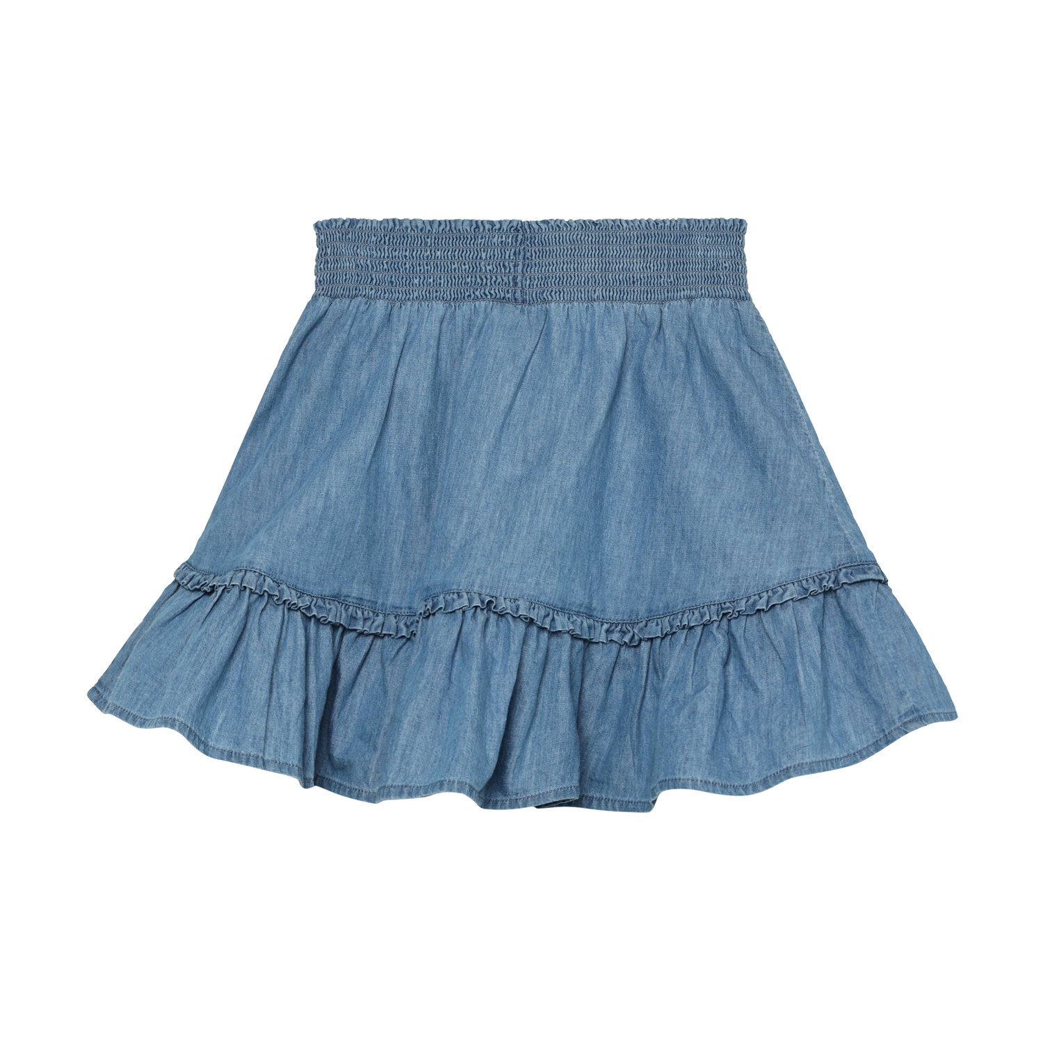 Skirt Chambray Faded Denim - 2