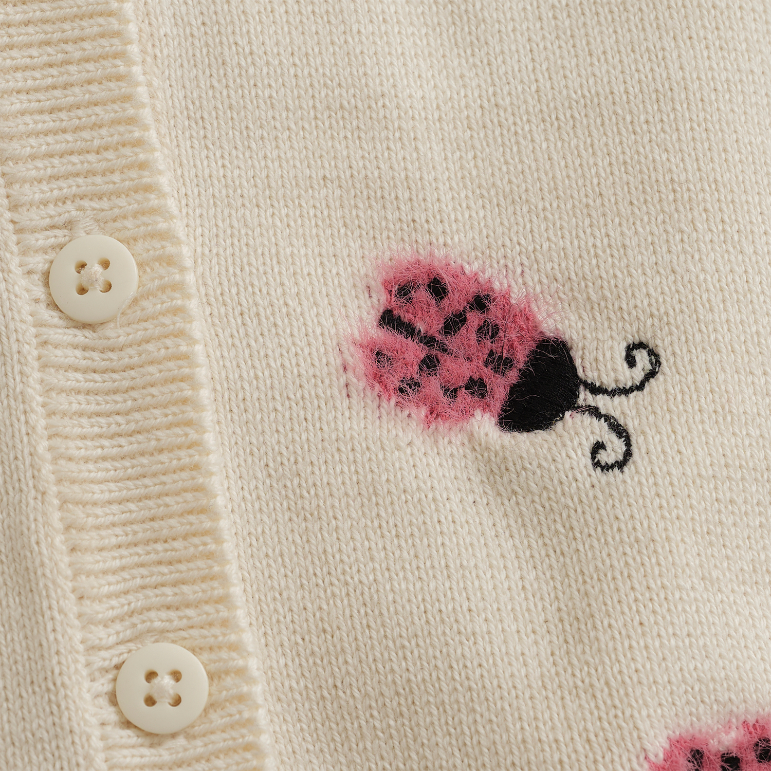 Cardigan Knit White Swan - 3