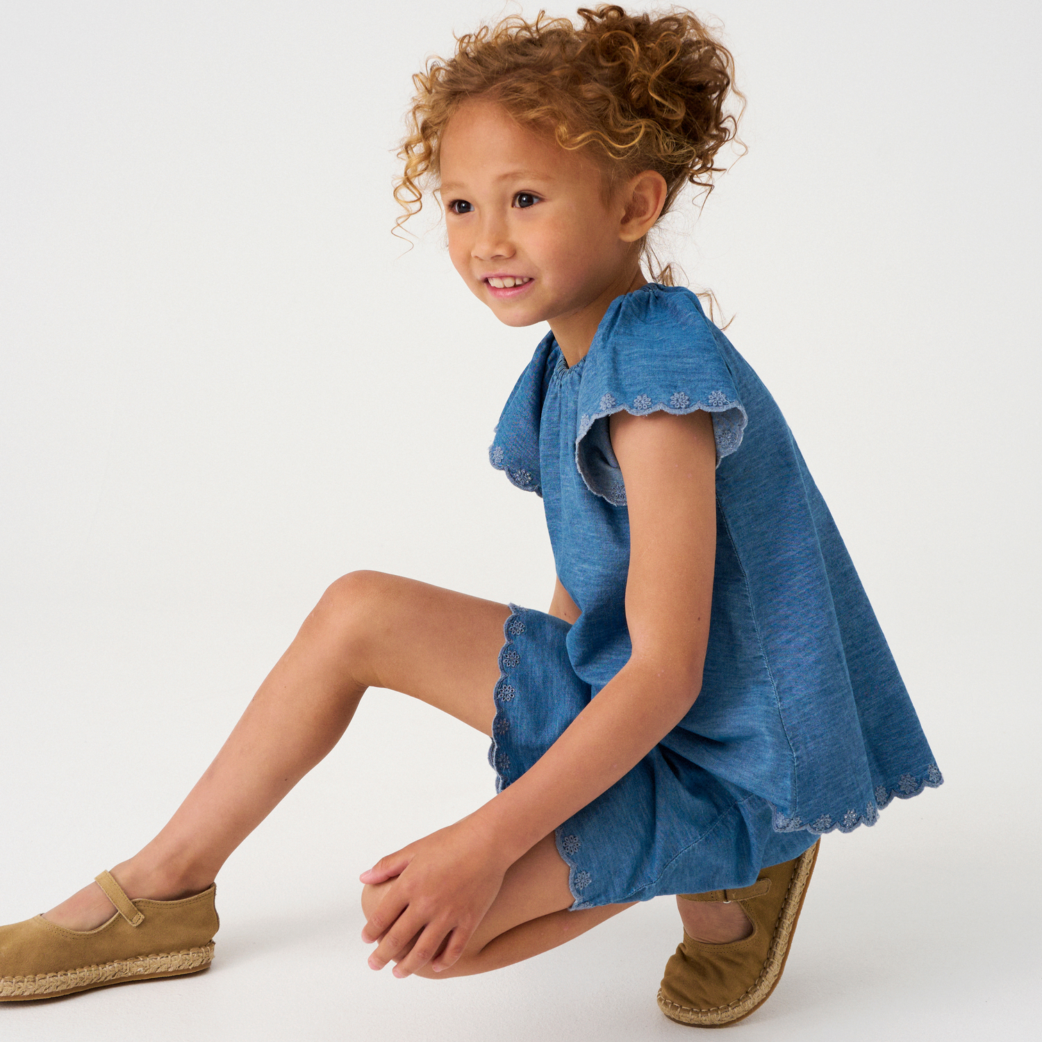 Bermuda Shorts Chambrey Faded Denim - 4