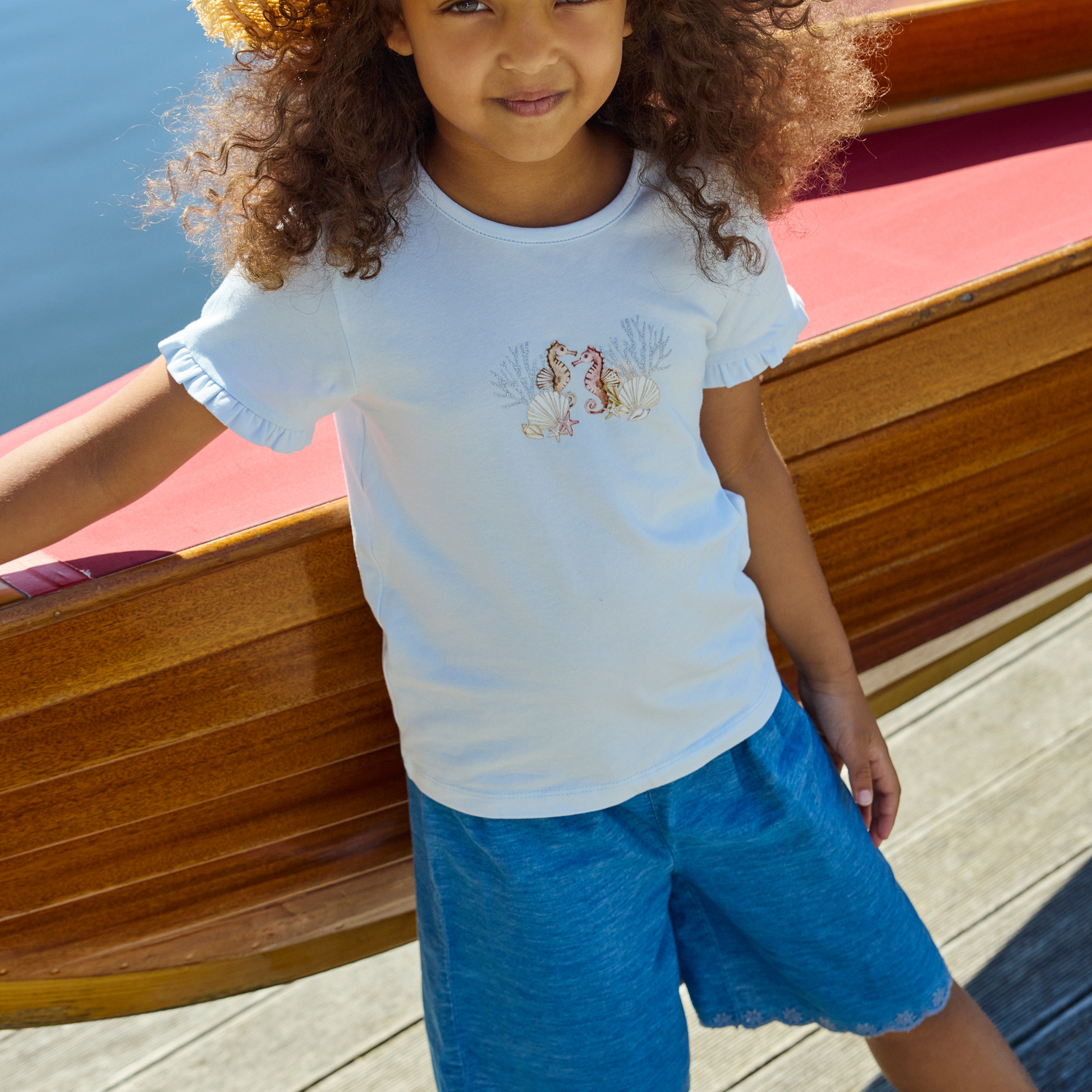 Bermuda Shorts Chambrey Faded Denim - 5