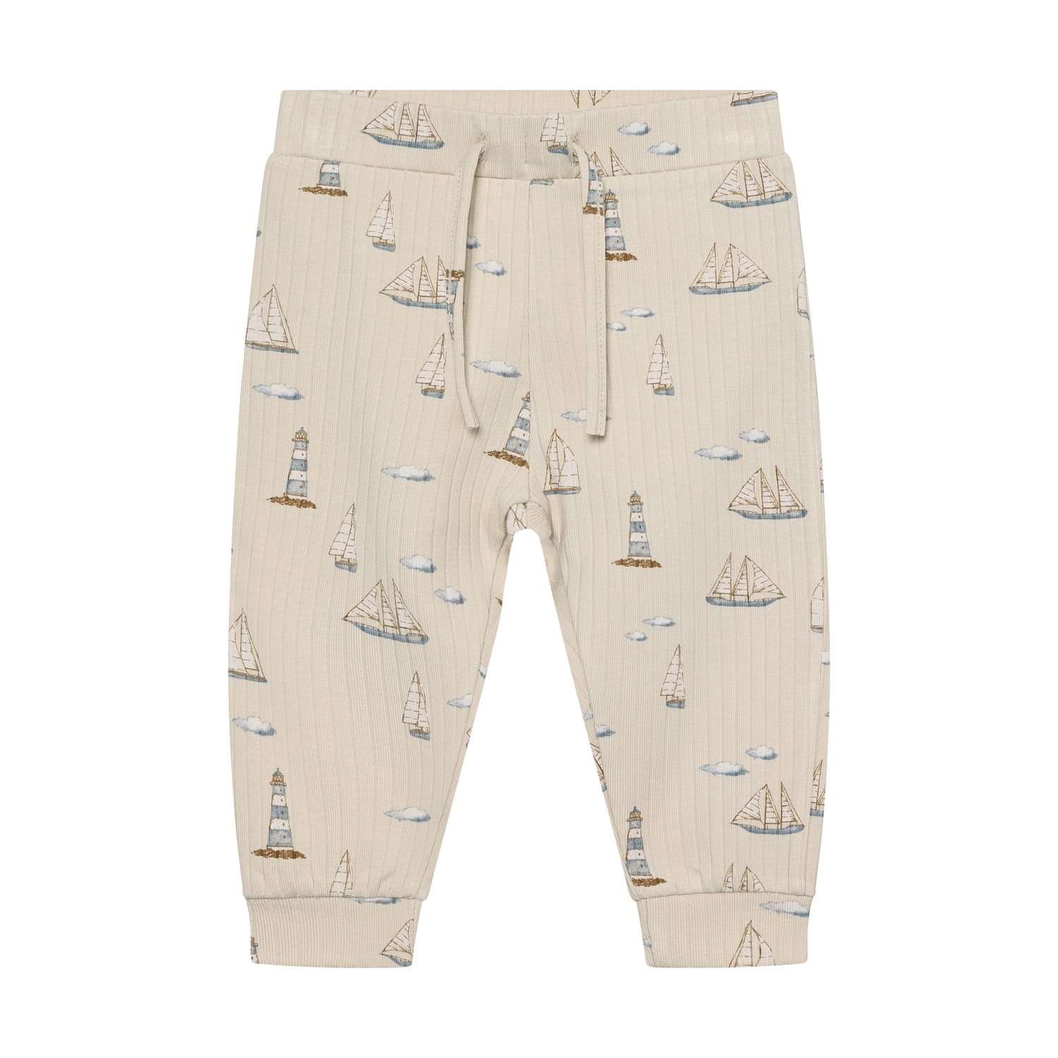 Pants Rib AOP Fog
