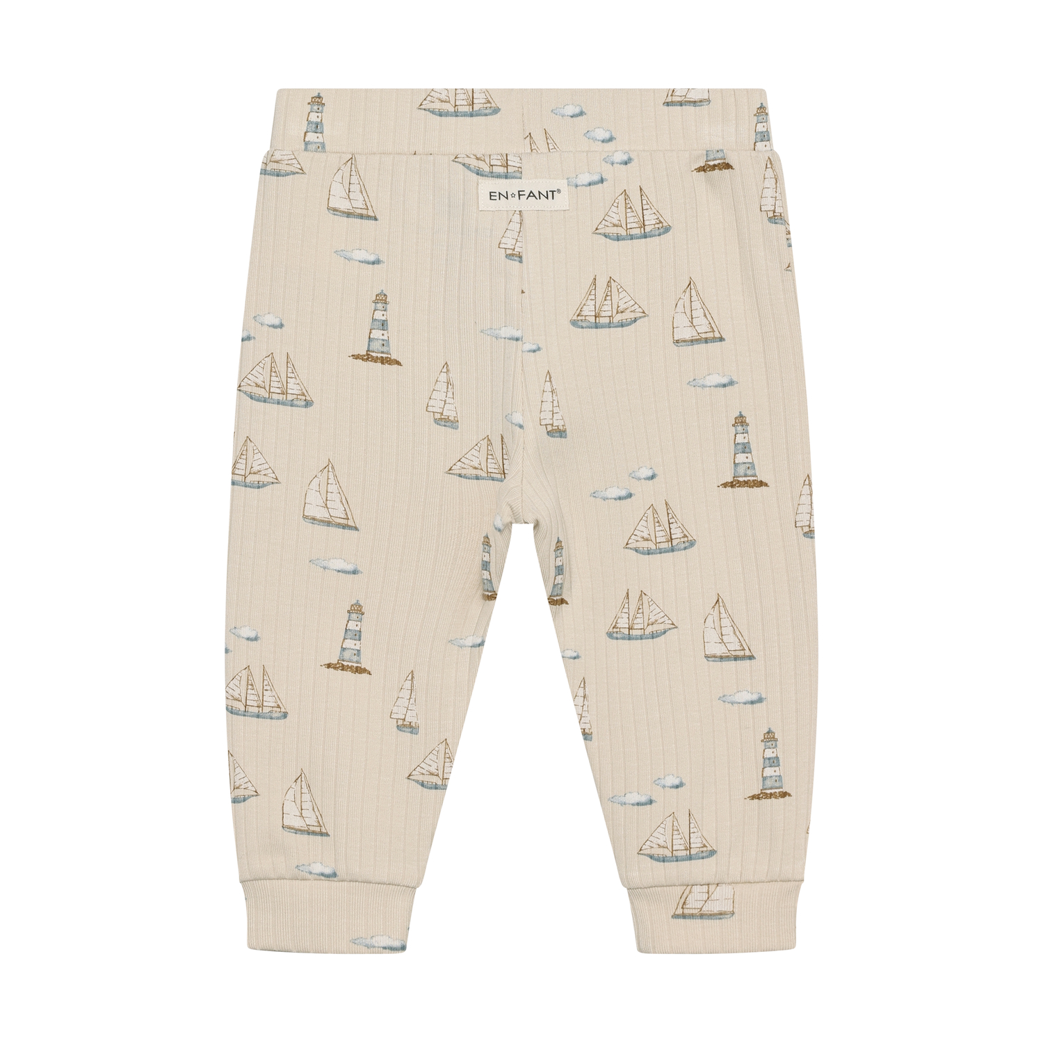 Pants Rib AOP Fog - 2