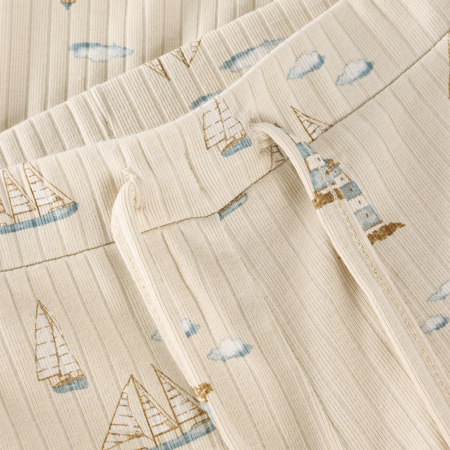 Pants Rib AOP Fog - 3