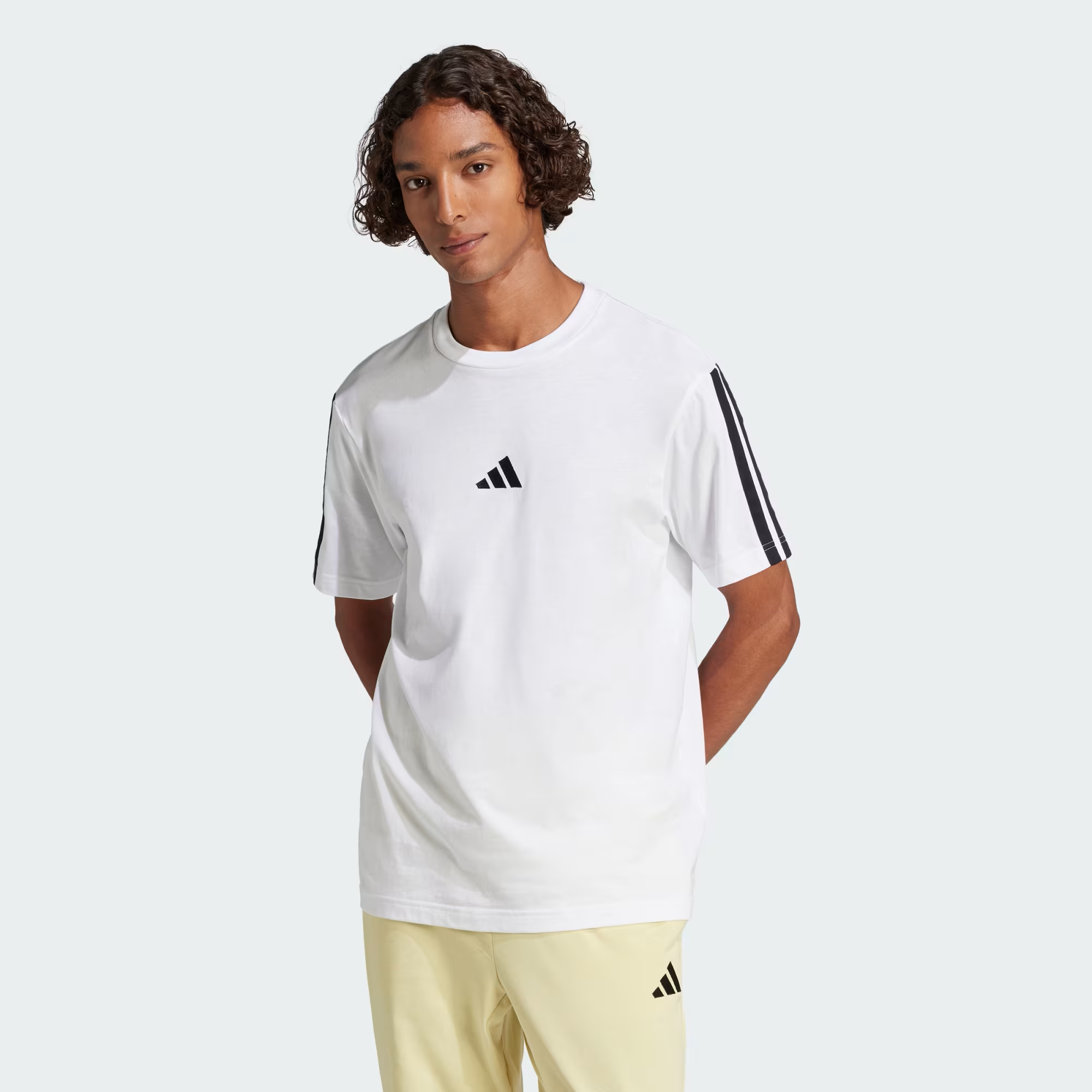 Adidas Essentials 3-Stripes Single Jersey T-shirt - 2