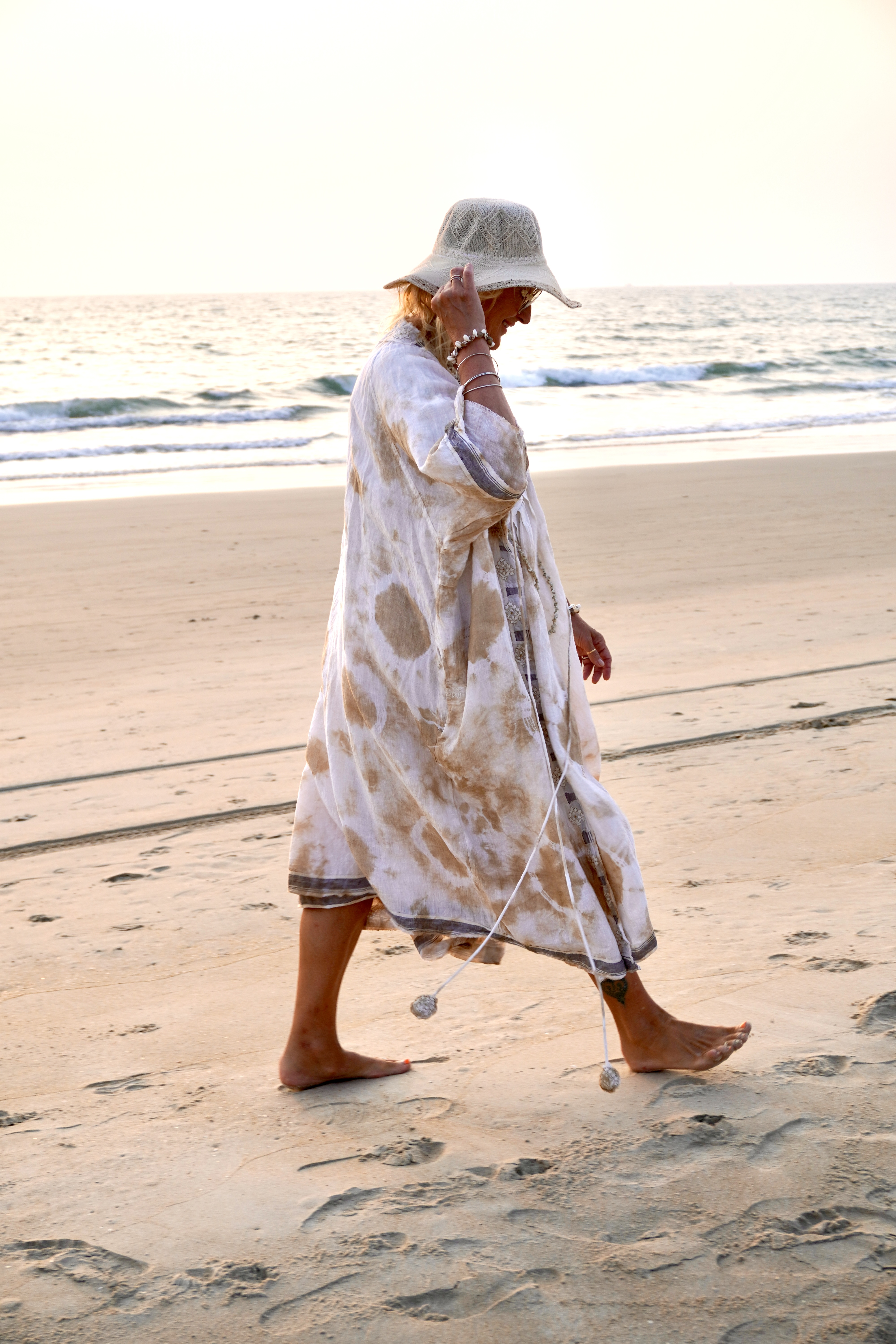 POPPY LISA LINEN KIMONO CAFE MALIBU 