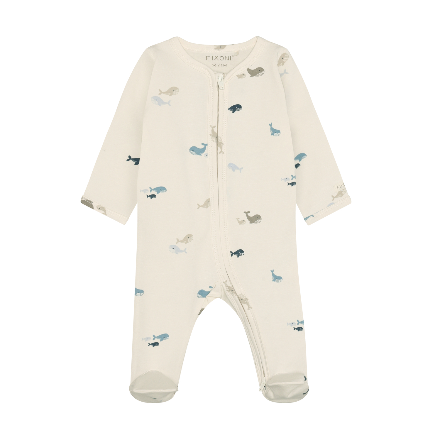 Nightsuit w. Feet Arctic Ice