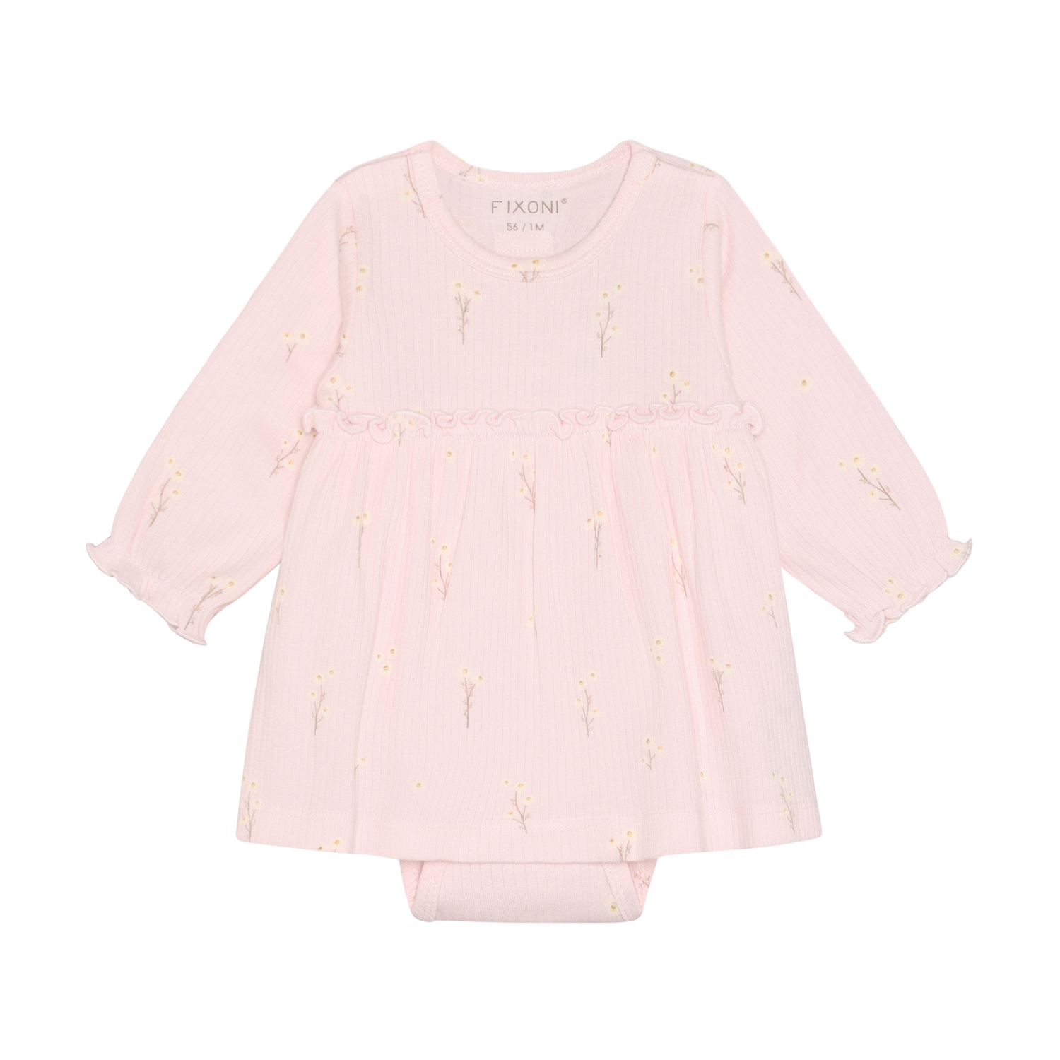 Body Dress LS Rib Potpourri