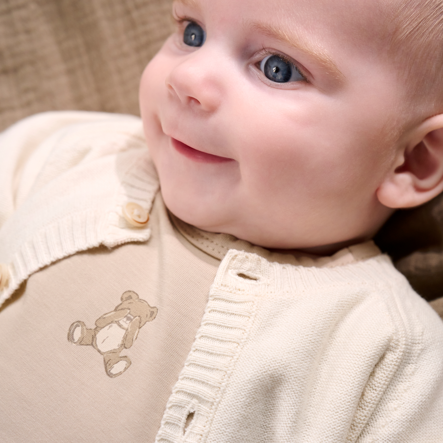 Cardigan Knit Antique White - 5