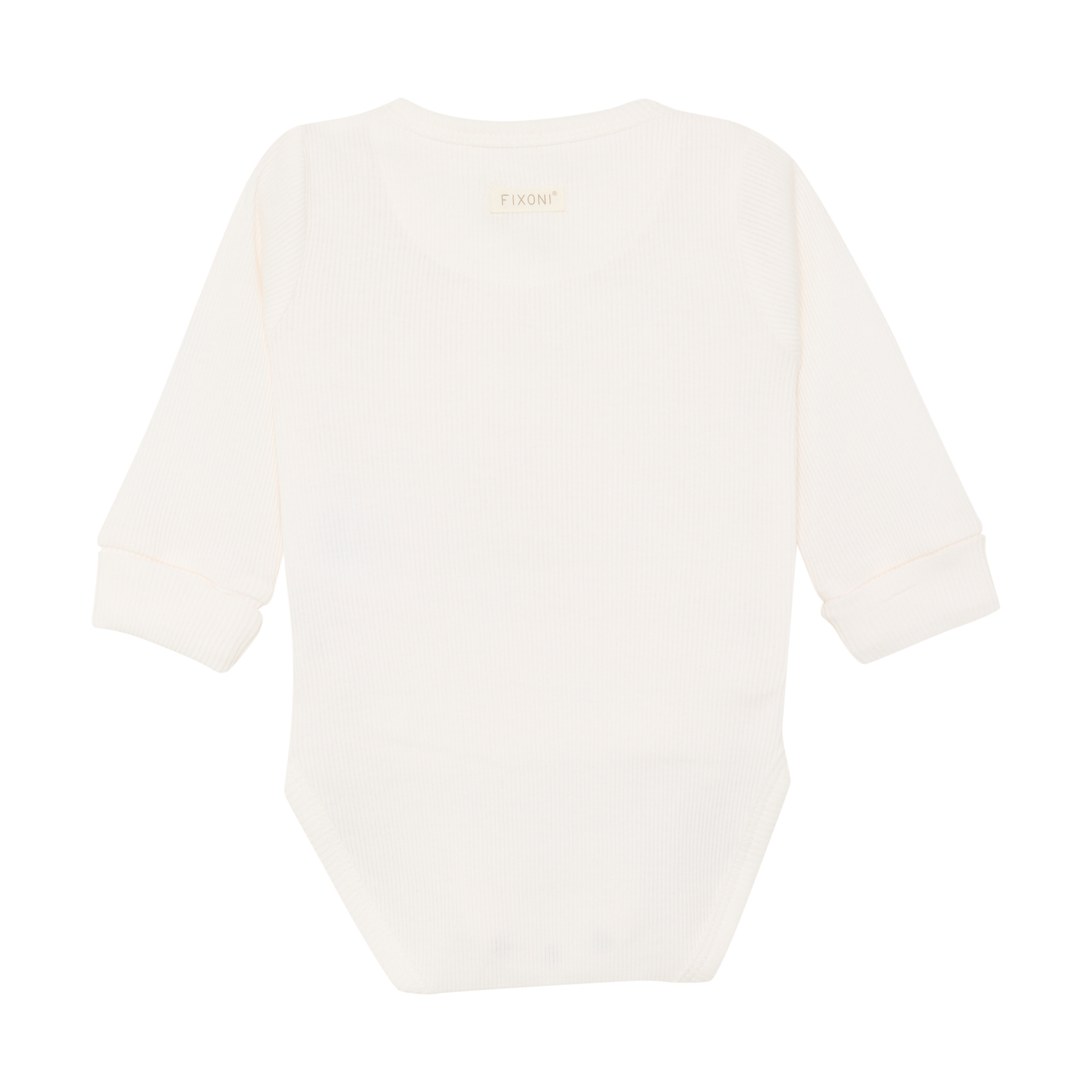 Wrap Body LS Rib Solid Gardenia - 2