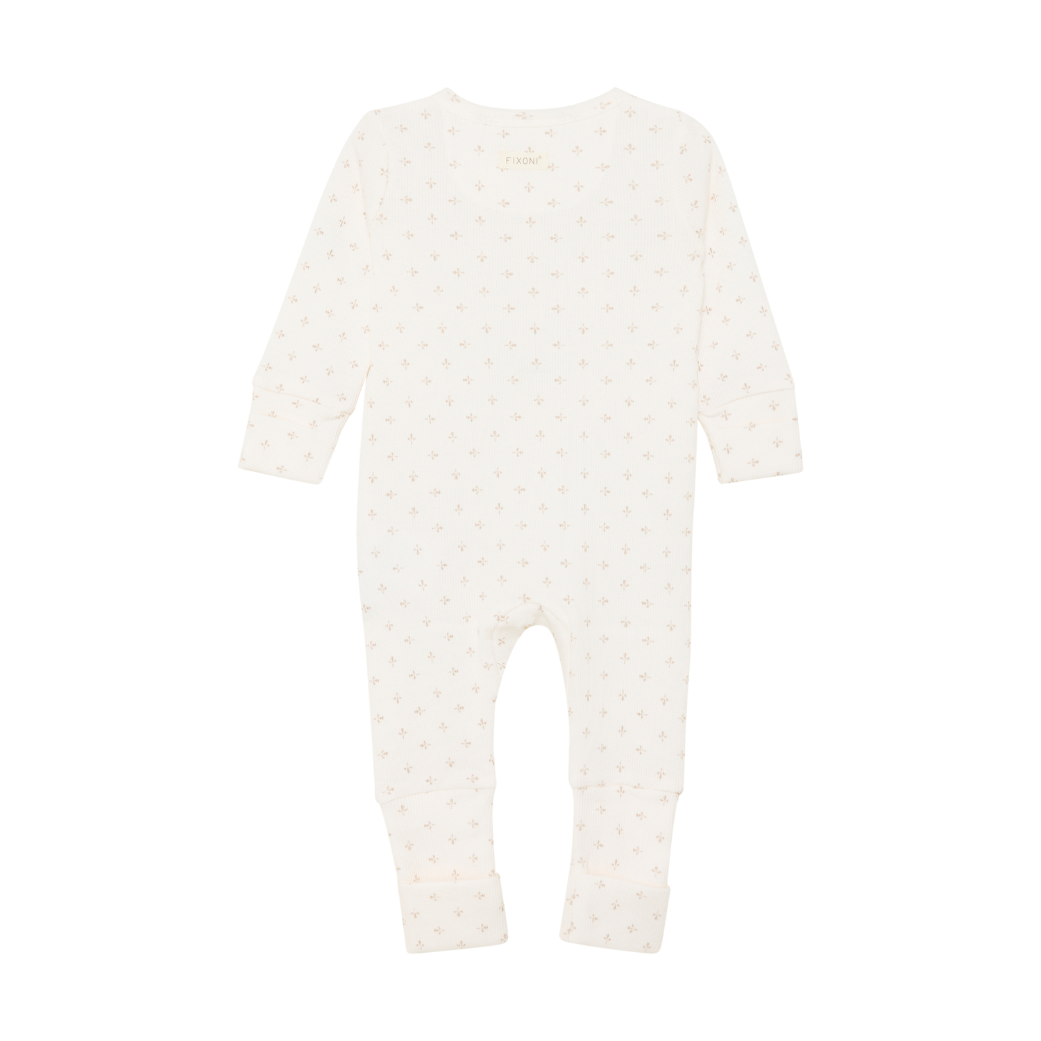 Romper LS Rib Gardenia - 2