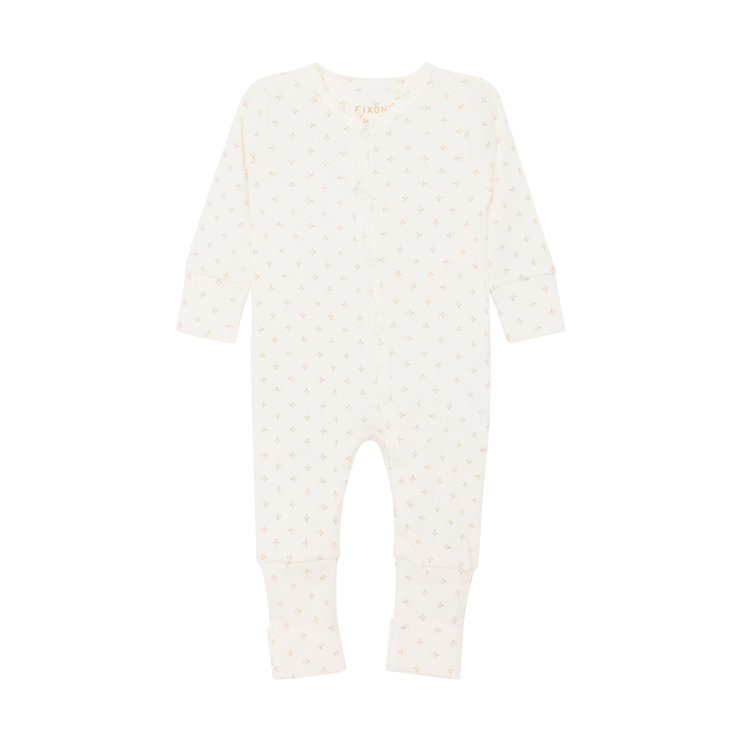 Romper LS Rib Gardenia