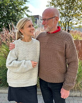 PetiteKnit Storm Sweater Man (20 m struktur st 4)