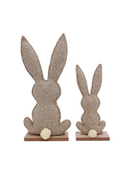 Kanin Bunny grå/beige -Liten