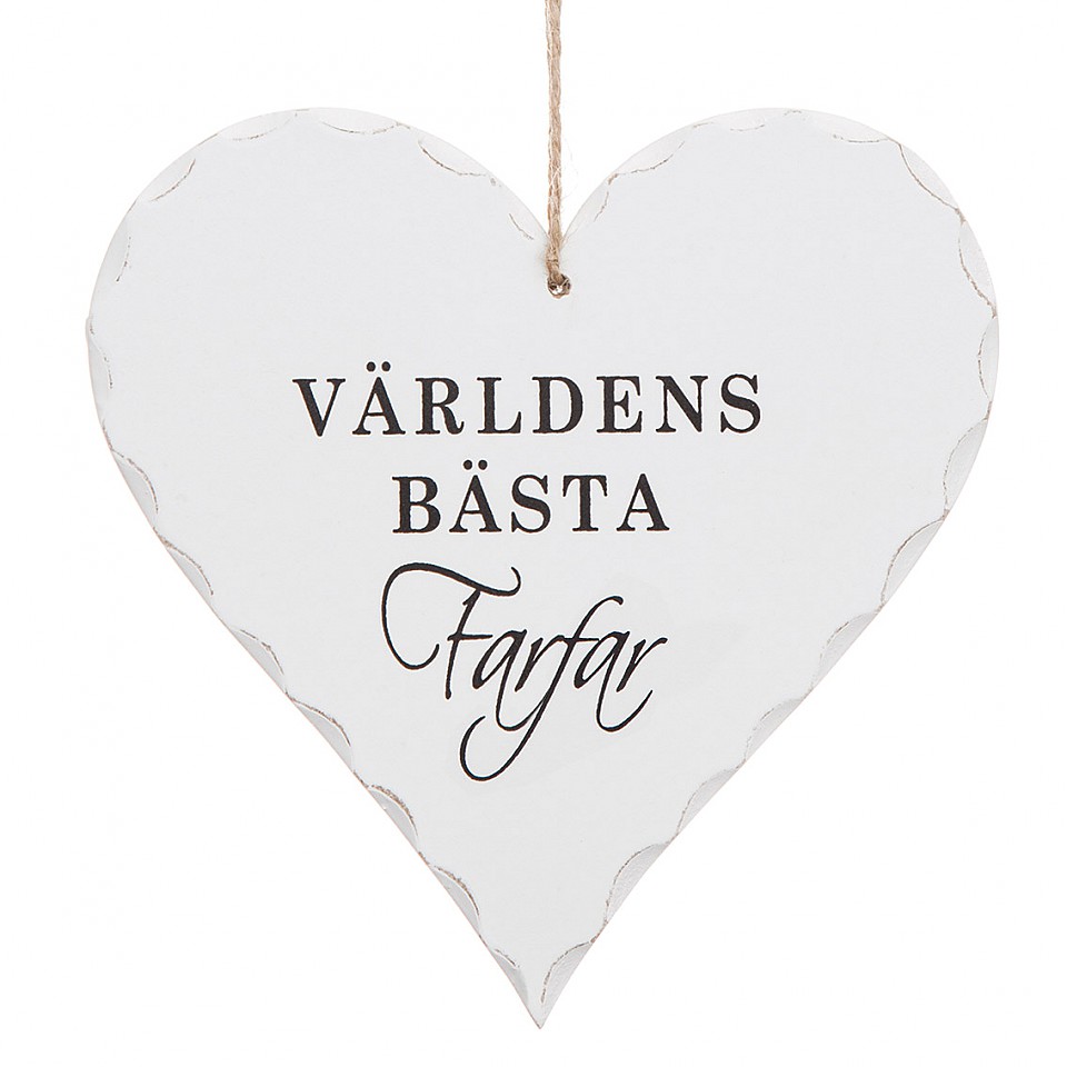 Trähjärta -Världens bästa Farfar