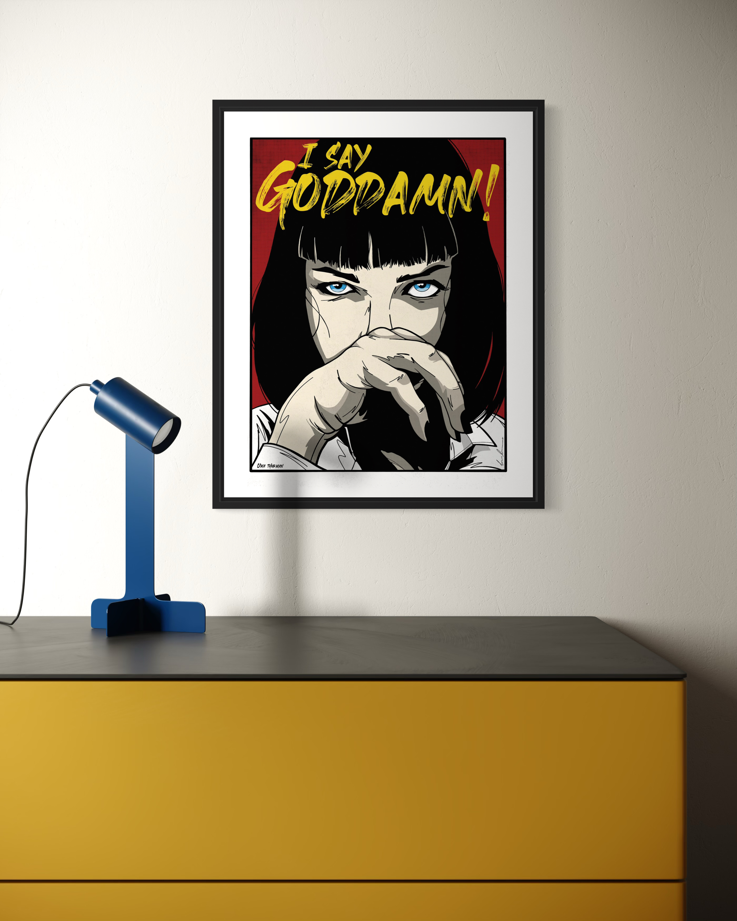 Pulp Fiction - Goddamn  - Poster - 4
