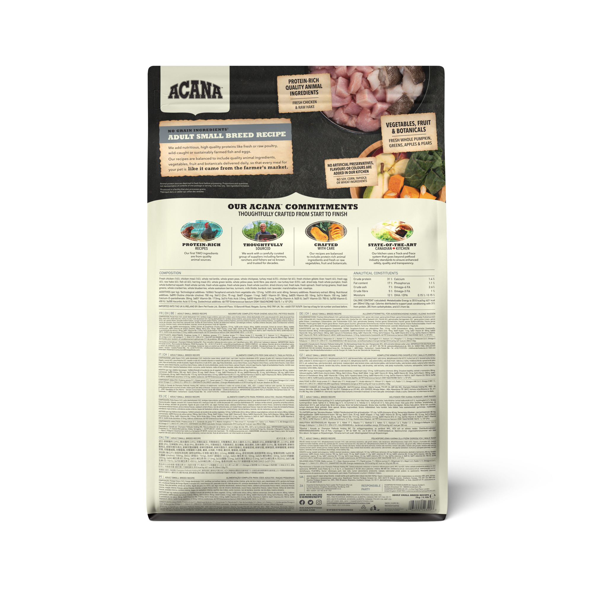 Acana Adult Small Breed Recipe Torrfoder - 2