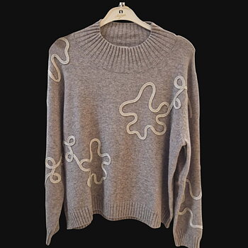Stickad tröja Camicia
