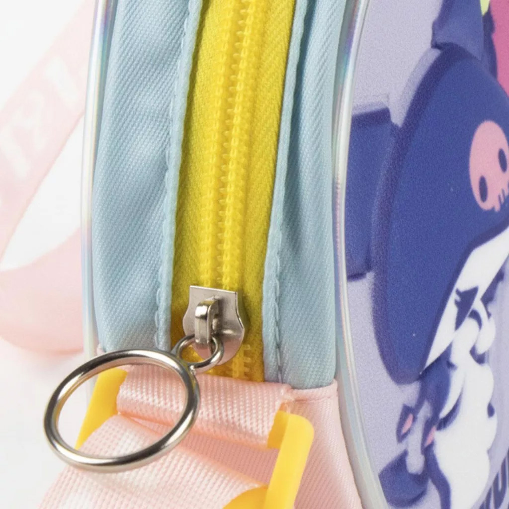 Kuromi och My Melody 3D Axelremsväska 14 cm - 2