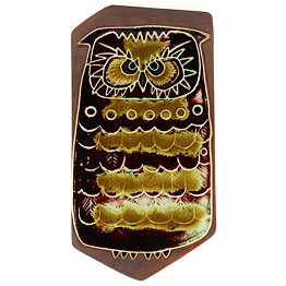 Annikki Hovisaari (Arabia 1960s) Owl Wall Plaque 44 cm