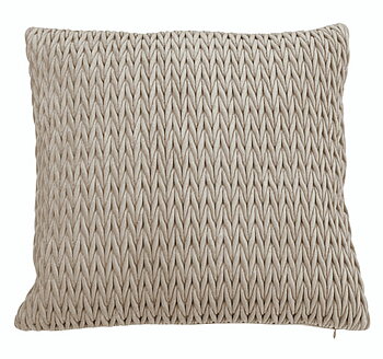 Kuddfodral Struktur Ljus mullvad beige sammet shabby chic lantlig stil