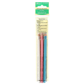 Vattenlöslig penna i 3 färger - Water Soluble Pencil