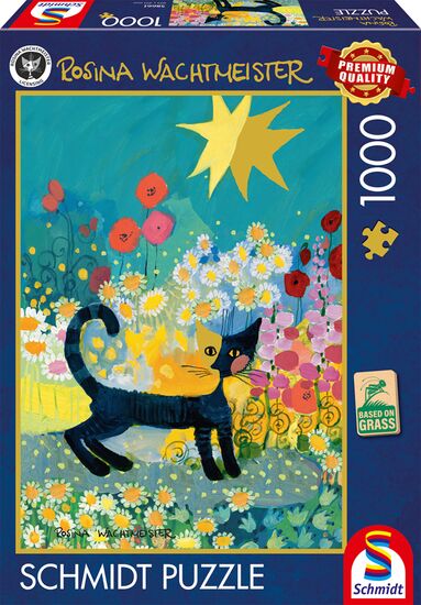 Cat in a Sea of Blossom, 1000 Bitar Schmidt - 2