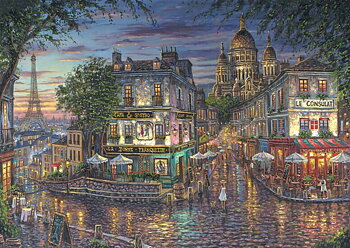 Montmartre, 1000 Bitar Schmidt
