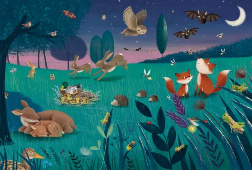 Forest and Meadow Animals, 3 x 24 Bitar Schmidt - 2