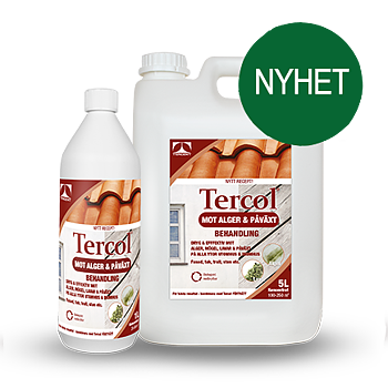 Tercol Mot Alger & Påväxt. Välj 1L eller 5L förpackning