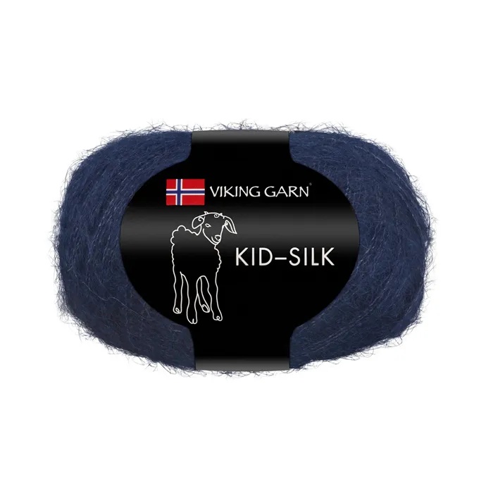 Kid Silk Viking 327 Blå 25g 