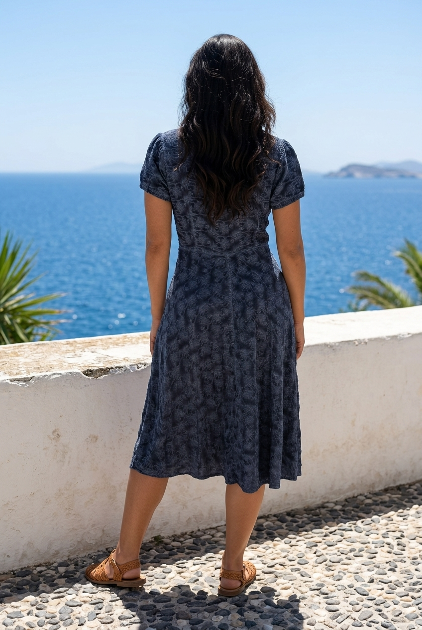 Dorrit Dress - Blue - Gossip