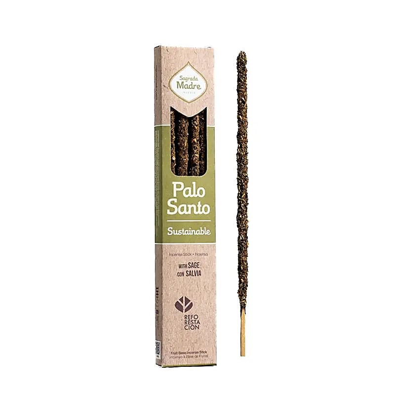 Sagrada Madre Naturlig rökelse Palo Santo & Vit salvia