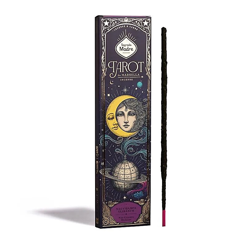 Sagrada Madre Naturlig rökelse Tarot de Marsella Frankincense & Nag Champa