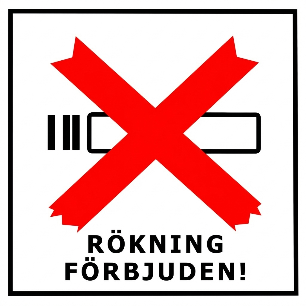 Dekal - Rökning förbjuden