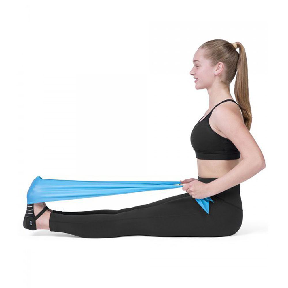 Motståndsband Yoga, Pilates – Elastiska träningsband för styrka, rörlighet och flexibilitet 5 pack - 4